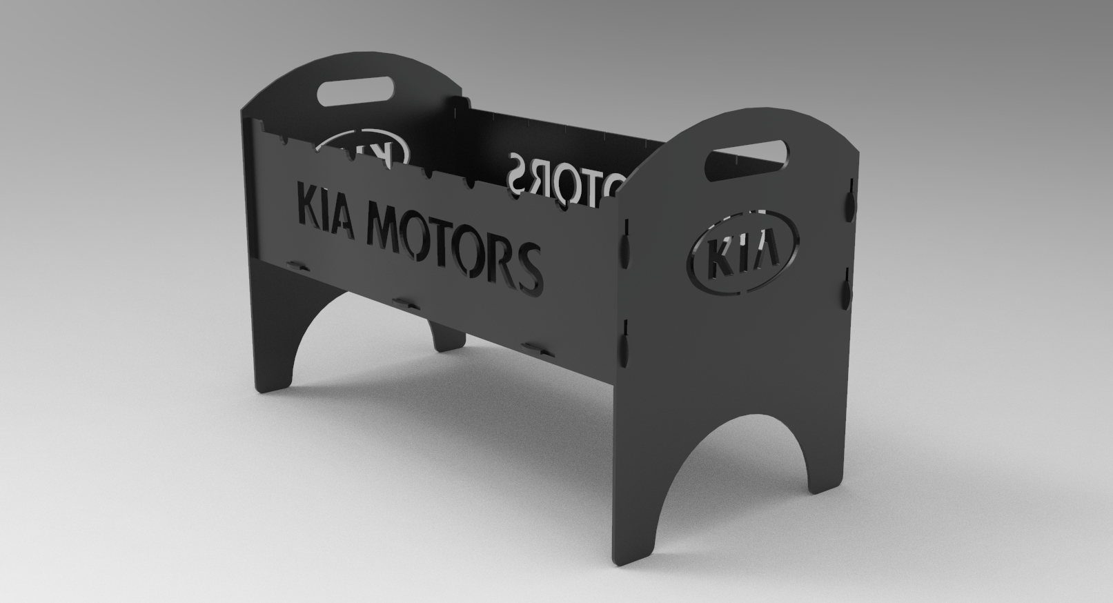 Разборный мангал Kia motors