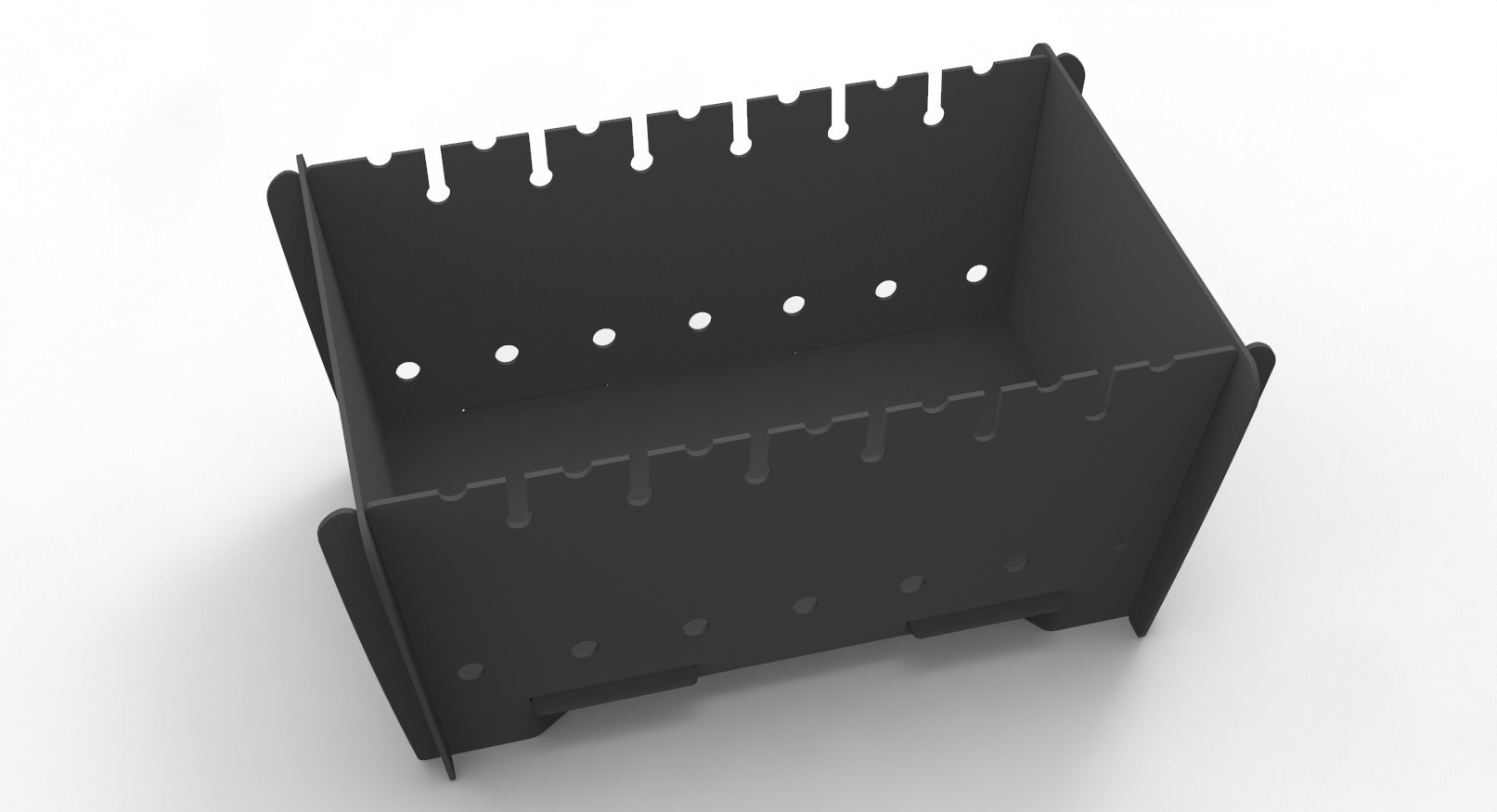 Простой разборный мангал (3мм)
